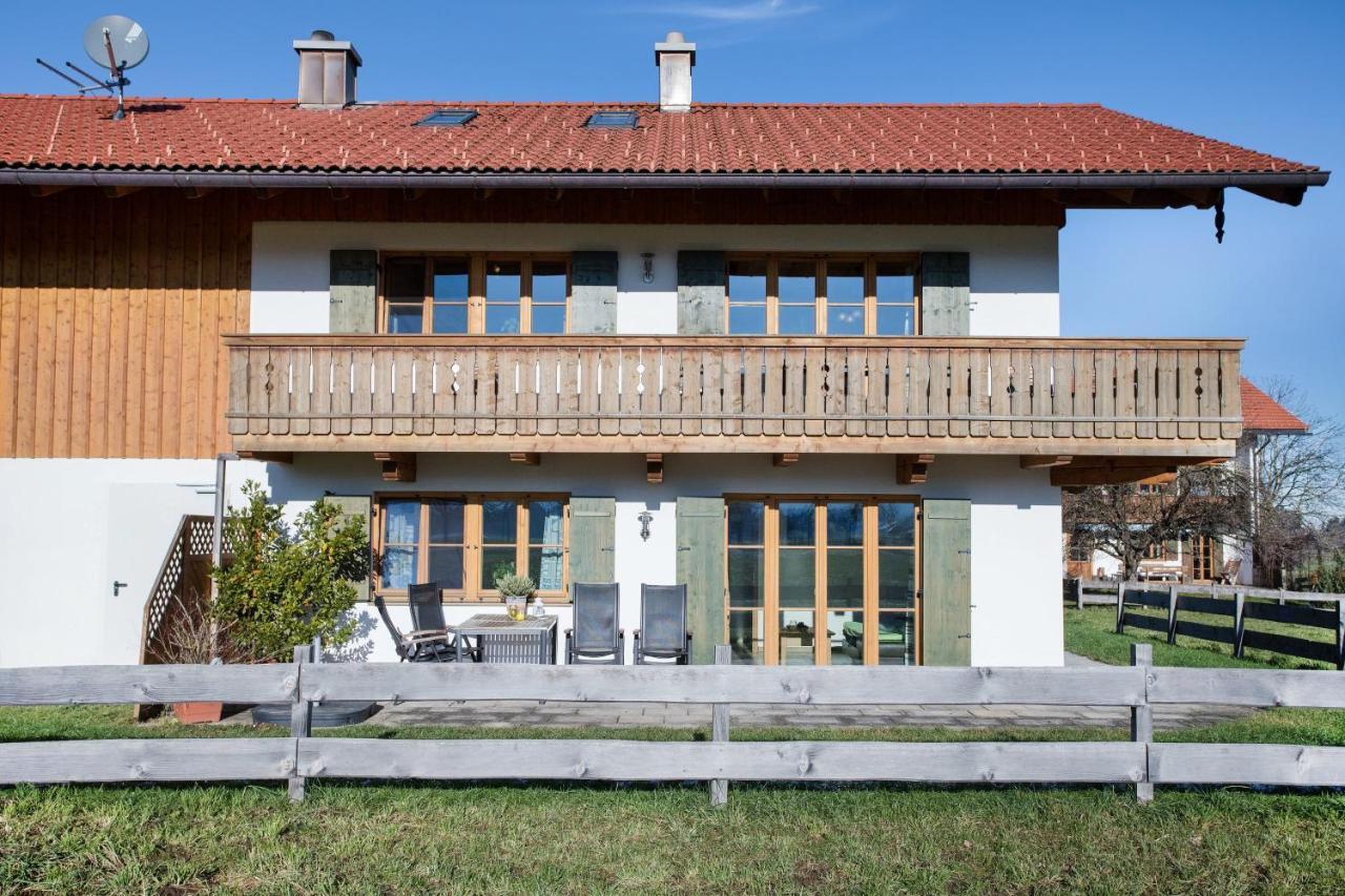 Ferienwohnung Seeblick Bad Heilbrunn Exterior foto