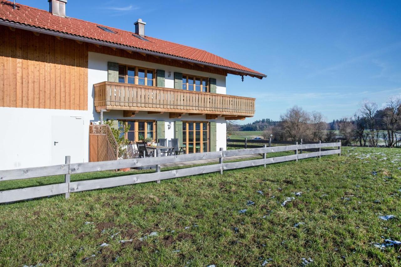 Ferienwohnung Seeblick Bad Heilbrunn Exterior foto
