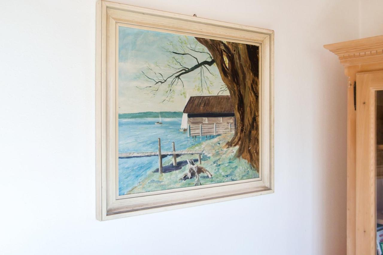 Ferienwohnung Seeblick Bad Heilbrunn Exterior foto